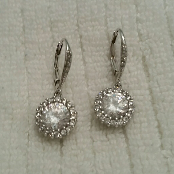 Sterling Silver & CZ Earrings