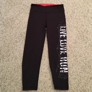 womens cropped live love dream leggings