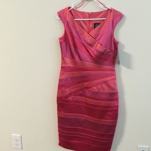 JAX pink satin dress