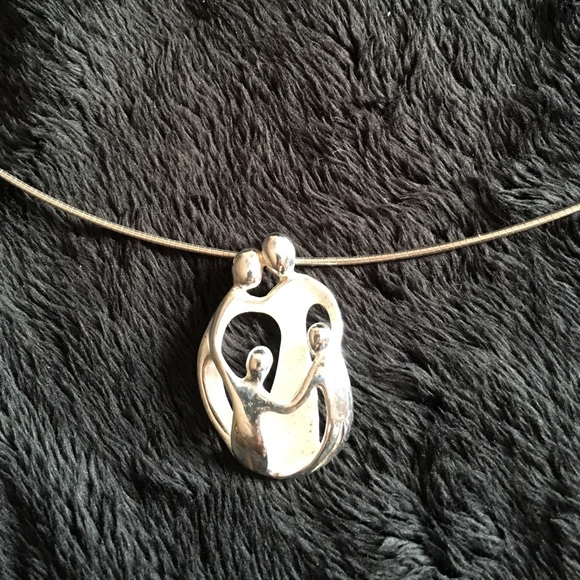 Ladies family pendant