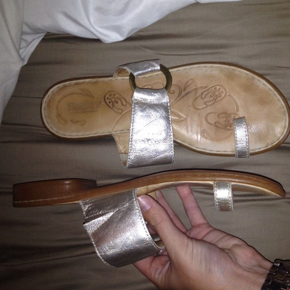 Silver born Sandals