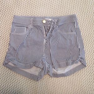 H&M Stripped Shorts