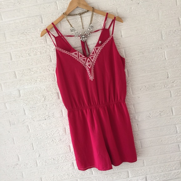 ⚡️Flash Sale⚡️Embroidered Romper - Picture 2 of 4