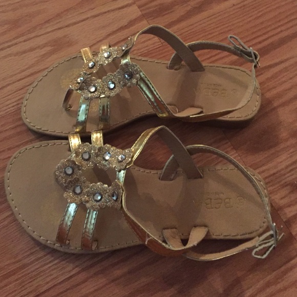 Gold sandals - Picture 2 of 3