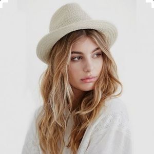 NWOT Cream Fedora