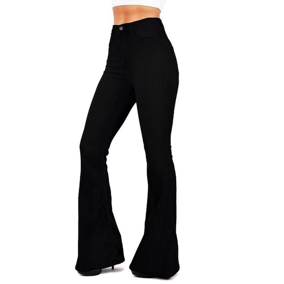 NEW! High Waist Fitted Bell Bottoms