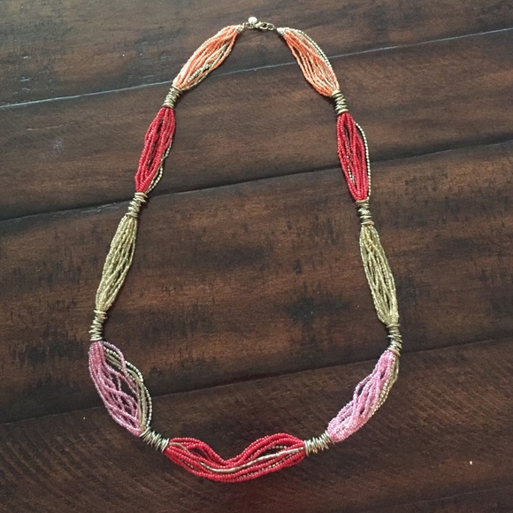 Amazing beaded Loft statement necklace