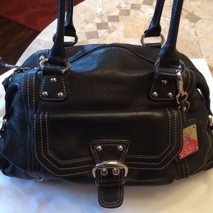 📢 Tignanello Black Leather Bag Lk new