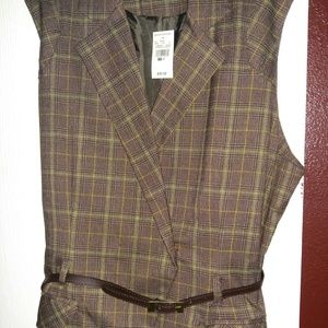 Plaid vest