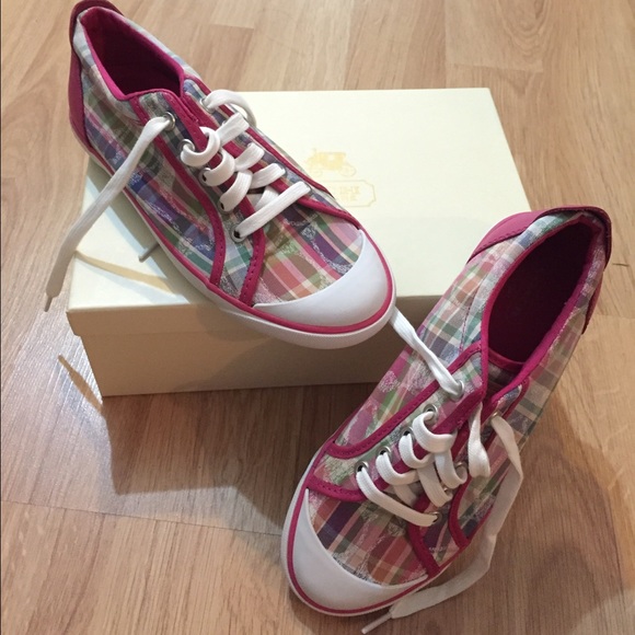 plaid sneakers ladies