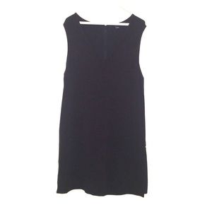 Navy blue tunic blouse