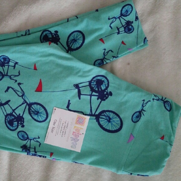 LuLaRoe OS Leggings - Bicycles