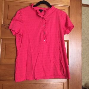 Talbots front button shirt