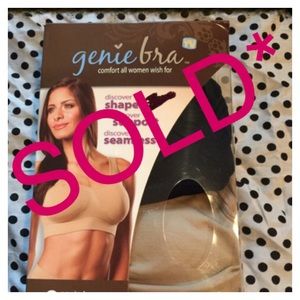 ❌❤️SOLD❌❤️Genie bras black & nude stretch XL