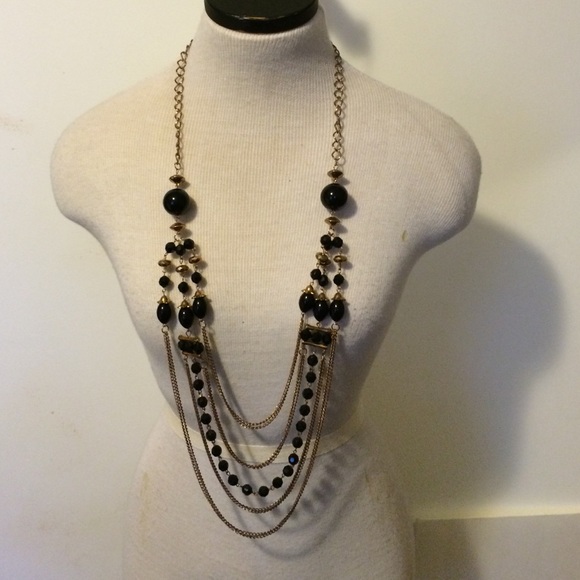 Black & Gold Necklace