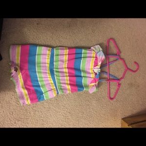 Colorful stripped romper