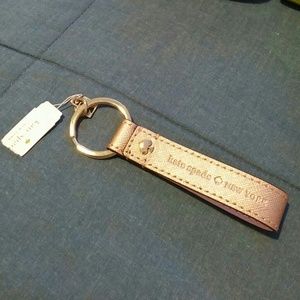Kate Spade Rose Gold Keychain