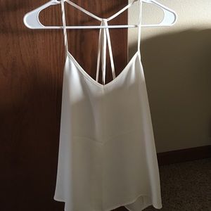 Cream Abercrombie and Fitch tank never worn