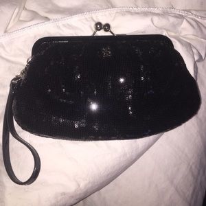 COACH sequin wristlet