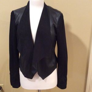 Black Vegan Leather Jacket