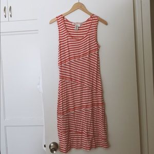 Max Studio body conscious striped dress M