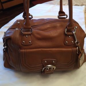 FINAL DROP! Tignanello Leather Bag Cognac Lk New