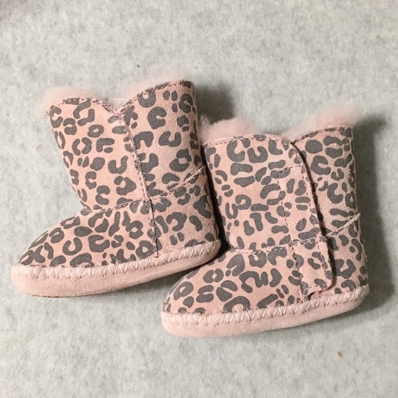 Cassie Leopard Baby Ugg Boots