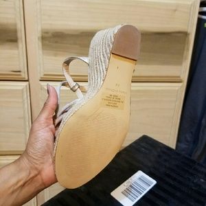 New Victoria's Secret wedges frosted gold