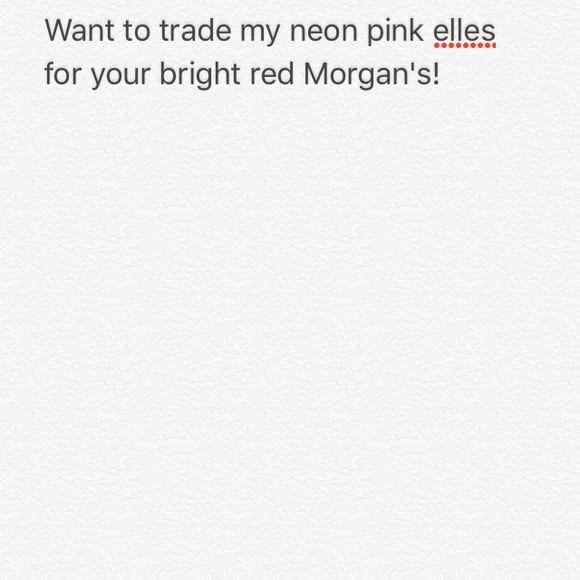 Beautiful Bright Neon Pink Elles