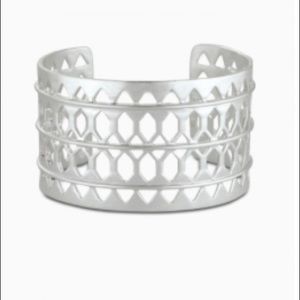 Silver Cutout Cuff