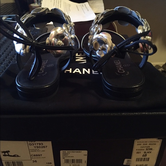 Chanel Camellia Flat Sandal - Picture 3 of 4