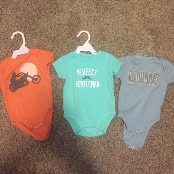3 Onesies- Brand New. Size 3-6 months