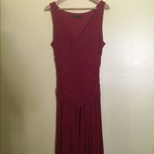 Dark red BCBG cocktail dress worn twice.