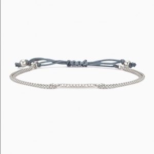 Sparkly silver bracelet