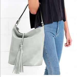 Lulu*s Grey Sunrise Tote