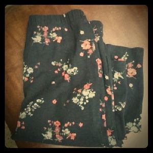 Girls floral tights