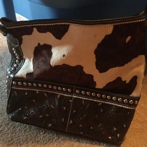 American west cow hide purse