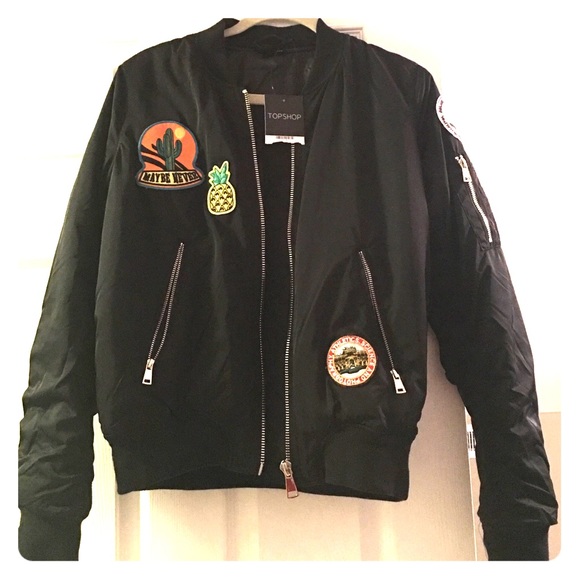 *Brand new*Topshop badged M1 bomber jacket