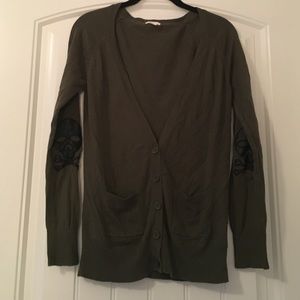 Forest Green Target Cardigan