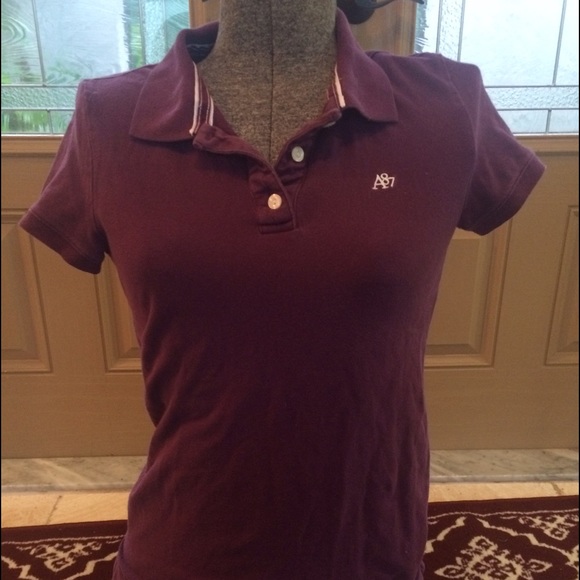 Aeropostale dark purple polo shirt!