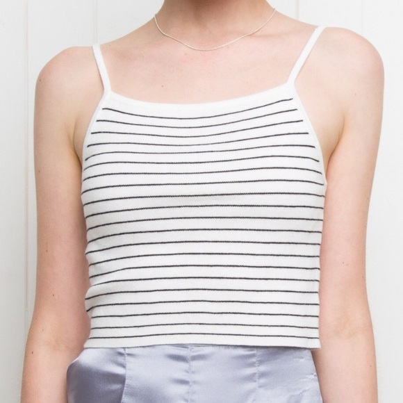 Brandy Melville Harvey Knit Crop Tank