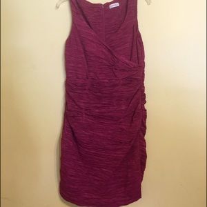 Like New Calvin Klien  deep fuschia cocktail dress