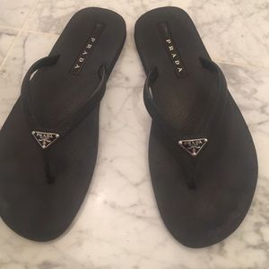 Prada flip flops