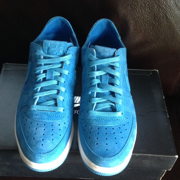nike air force 1 blue suede mens