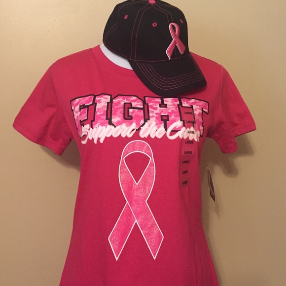 American Crown Tops - Support the Cure Pink T and Hat