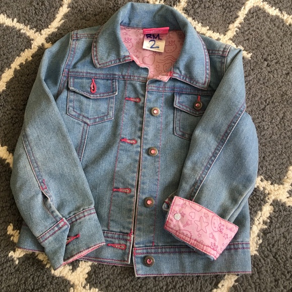 Hello kitty embellished denim jacket