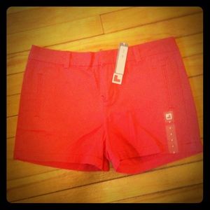 Jcp twill shorts in Tomato size 6