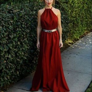 Stone cold fox onyx gown red