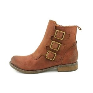 Lucky Brand Nalah Ankle Boots Bourbon Brown