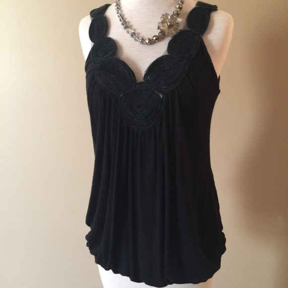 Black tank top